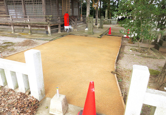 写真：美祢市上領八幡宮 【施工後】